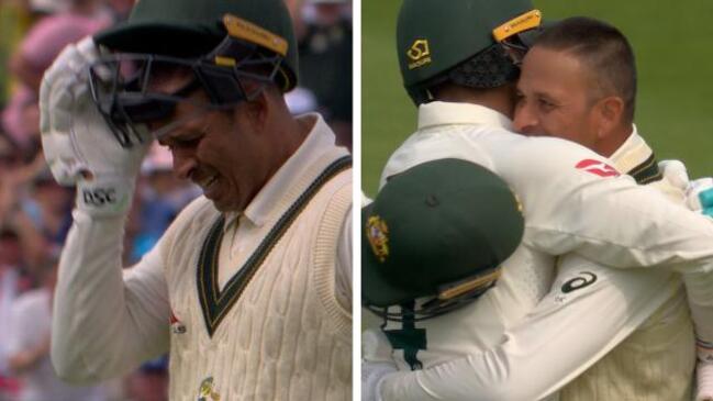 Usman Khawaja conquers UK with emotional ton!