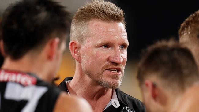 Nathan Buckley says the effort against Port showed his players they belonged. Picture: AFL Photos/Getty Images