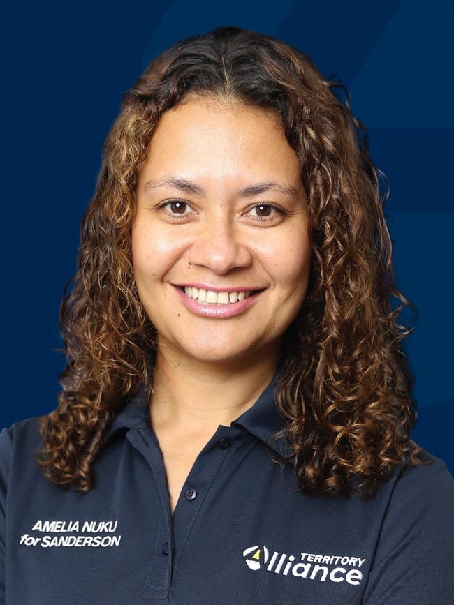 Territory Alliance candidate for Sanderson, Amelia Nuku. Picture: Supplied.