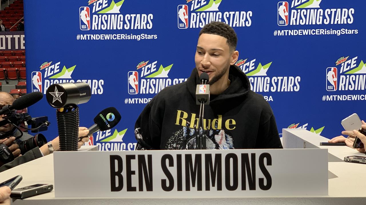 Here’s the best of Ben Simmons’ first All-Star availability of 2019.