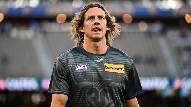 Nat Fyfe turned back the clock. Picture: Daniel Carson/AFL Photos via Getty Images