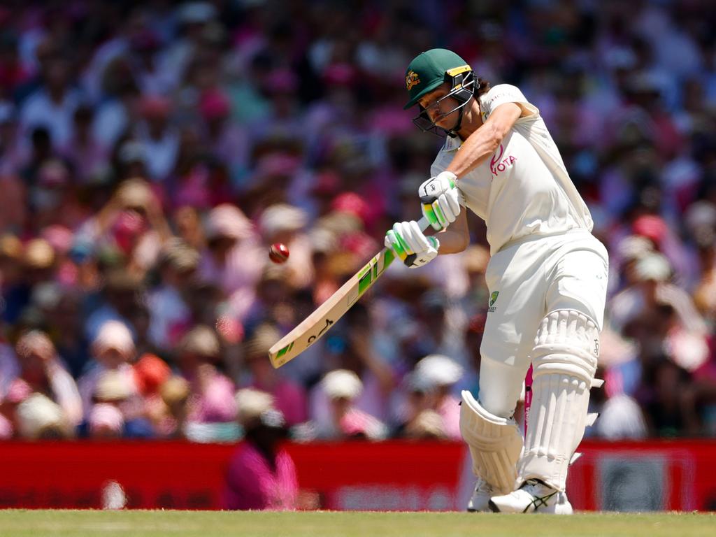 Sam Konstas produced several cracking shots across his first few innings for Australia. Picture: Getty Images