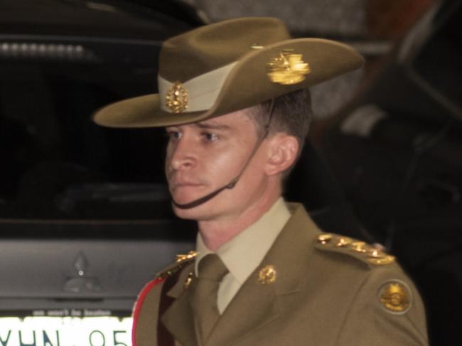 CANBERRA, AUSTRALIA - NewsWire Photos SEPTEMBER 7, 2020: Captain William Howieson leaves and ADF Court Martial in Canberra. He has pleaded not guilty to indecency and prejudicial conduct. Picture: NCA NewsWire / Martin Ollman