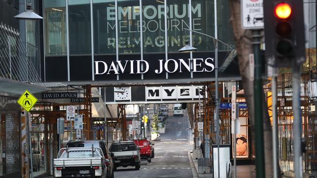 David Jones reported sales above pre-Covid levels earlier this year. Picture: NCA NewsWire / David Crosling