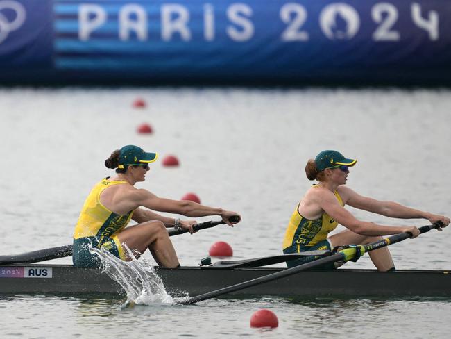 Jess Morrison and Annabelle McIntyre took home bronze in Paris. Picture: AFP