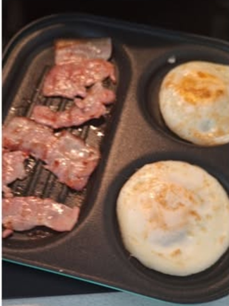 One woman took to Facebook to share how she used hers to whip up bacon and eggs in four minutes. Picture: Facebook/KmartMums