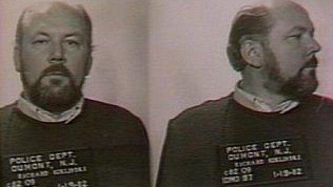 A police mugshot of ‘The Iceman’ Richard Kuklinski.