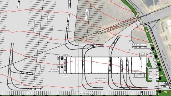 Hundreds of storage and parking bays and a separate admin office are among the features of the site.