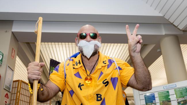 Con Kosta Iliou as Master Roshi at the City of Darwin Geektacular event, 2025. Picture: Pema Tamang Pakhrin