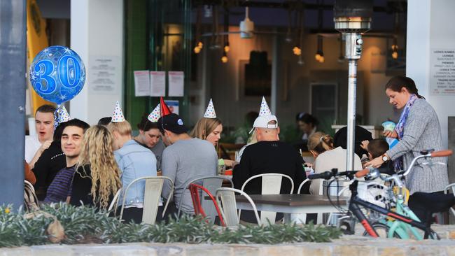 Patrons are starting to fill Surfers Paradise restaurants. Photo: Scott Powick Newscorp