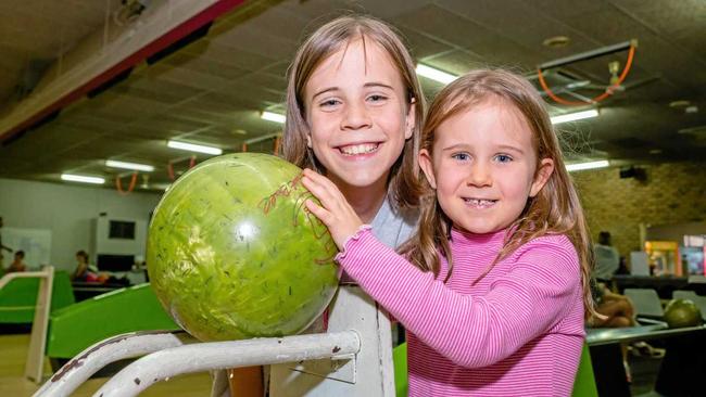 Bowling, Tallula and Silke Shaw. Picture: LEEROY TODD