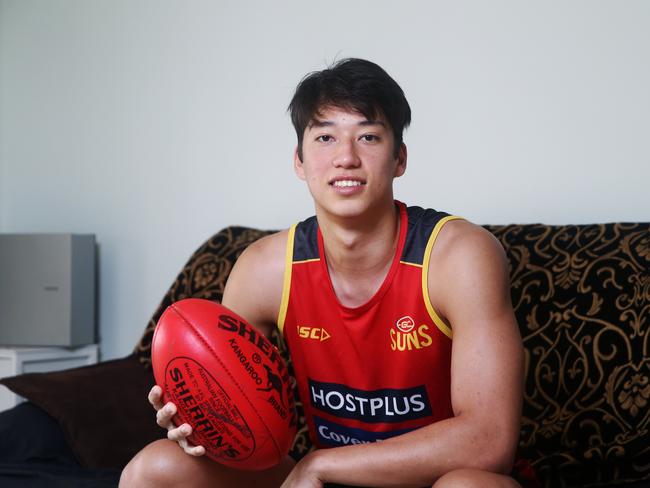 Manunda Hawks junior Alex Davies has been training with the Gold Coast Suns AFL team but has returned to Cairns during the coronavirus pandemic. PICTURE: BRENDAN RADKE