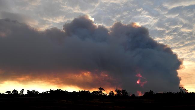 The fire caused millions of dollars in damage. Picture: Tricia Watkinson