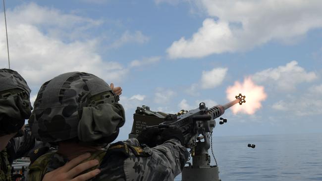 More than 3000 navy personnel come together for training during Exercise Kakadu. Picture: (A) manda Parkinson