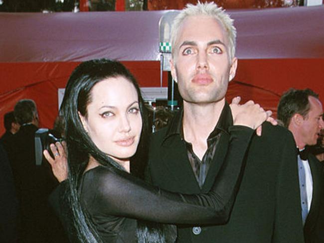 Angelina Jolie and her brother James Haven also raised eyebrows with their vampiric outfits Picture: SGranitz/WireImage