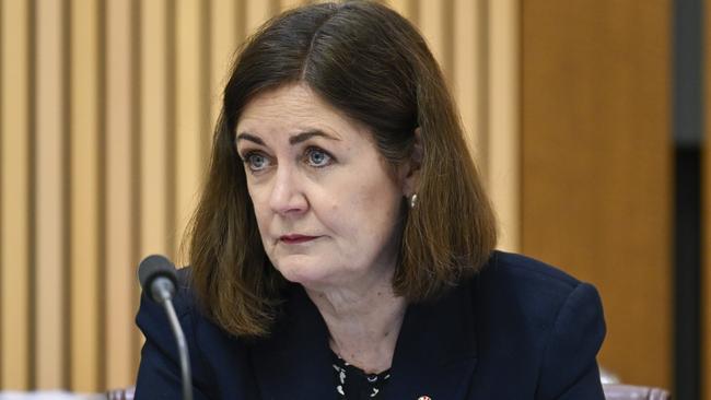 Opposition education spokeswoman Sarah Henderson questioned TEQSA during an inquiry into university governance. Picture: Martin Ollman/NewsWire