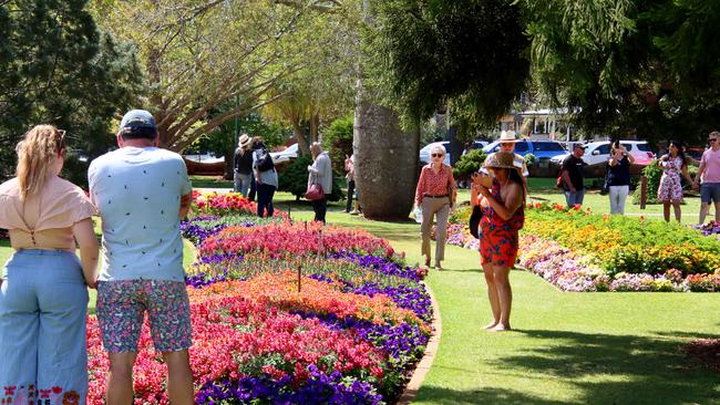 Renowned for its annual Carnival of Flowers, Toowoomba is attracting buyers looking for a treechange and an affordable lifestyle. Picture David Clark