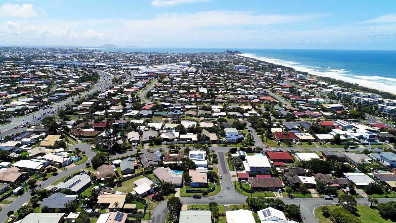 Aerial photo of Kawana Waters, Sunshine Coast. Picture: Patrick Woods