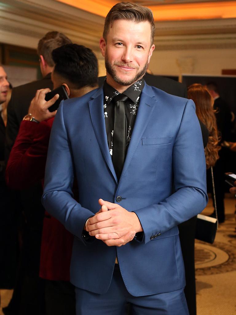 Luke Jacobs at the Miss World Australia crowning at Palazzo Versace, Gold Coast. Picture: Richard Gosling/AAP