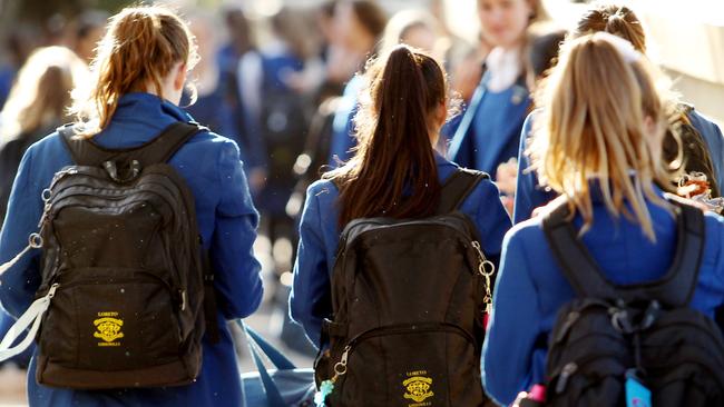 Parents should have a good look at uniform requirements at a new school. Hollie Adams/The Australian