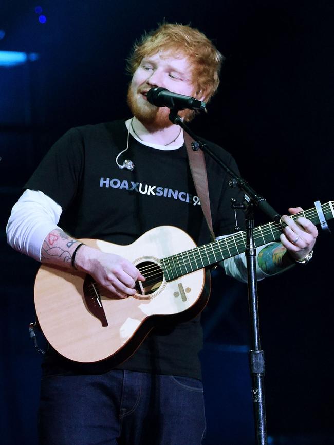 Organisers had hoped to get Ed Sheeran involved. Picture: Getty