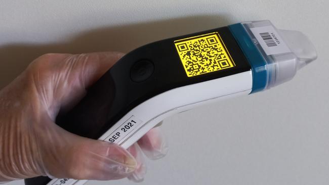 Examin Holdings' viral testing device is able to register a reading for Covid-19 in less than a minute which is presented via a QR code