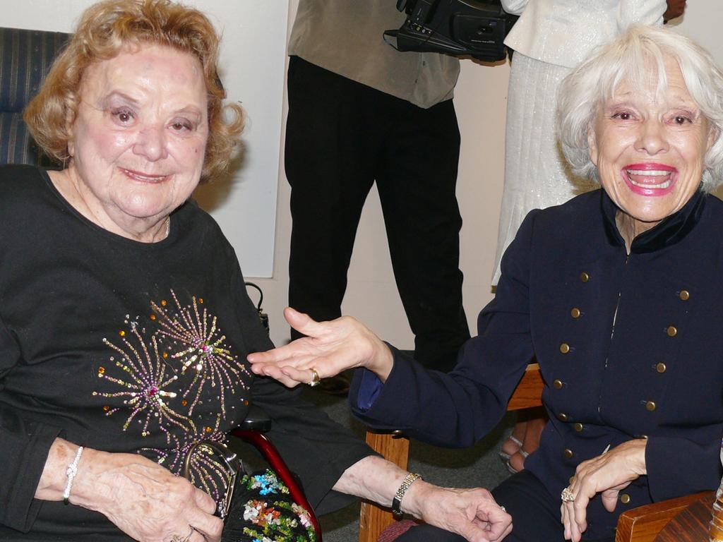 Carol Channing and Broadway and TV star Rose Marie.  Picture:  Splash