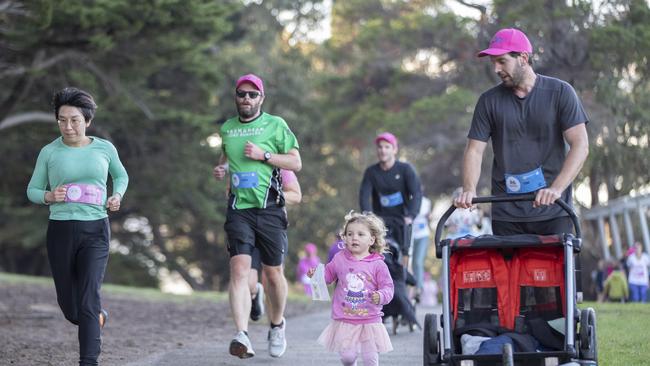 Mother's Day Classic run and walk at Bellerive. Picture: Chris Kidd
