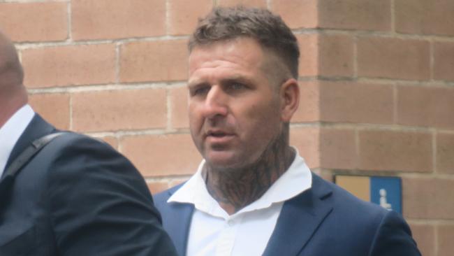 Malcolm Thomas Mote, of Dooralong, outside Wyong Local Court before he pleaded guilty to supplying 3kg of cocaine. Picture: NewsLocal
