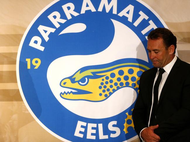 Ricky Stuart resigned as Eels coach to head to the Canberra Raiders. Picture: Bradley Hunter