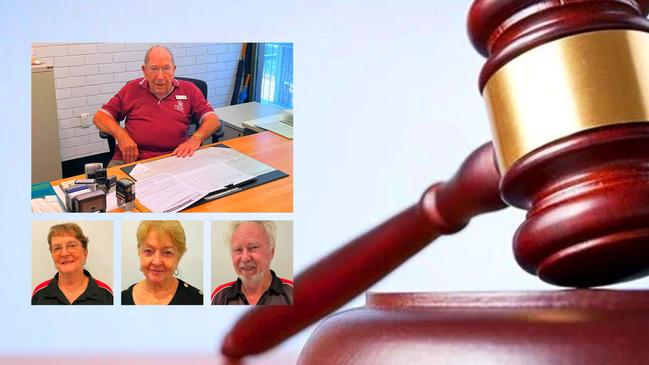 Redcliffe's team of volunteers work every day and on weekends … clockwise from top Laurie Wood; Ian Forsyth; Pauline Keylar and Margaret Tomer.