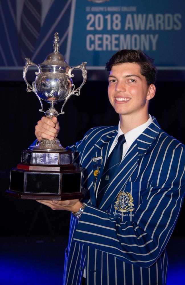 William Petcos was Dux at St Joseph's Nudgee College in 2018, and received an OP 1. Picture: Brody Grogan Photography.