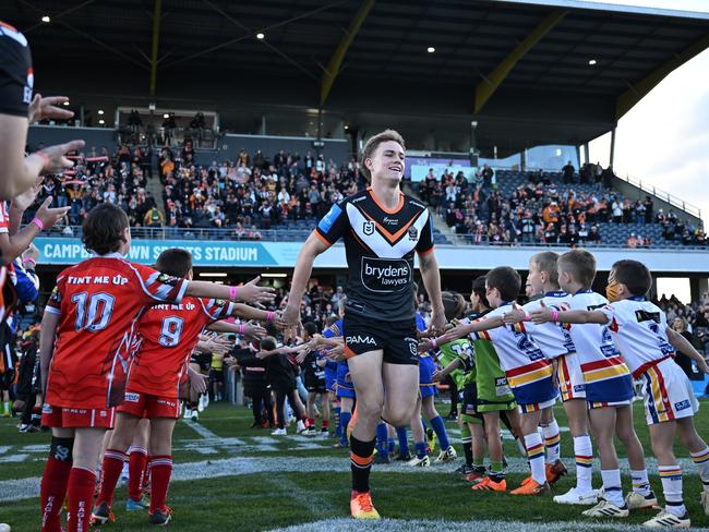 Galvin has reaffirmed his commitment to the Tigers, amid speculation he wanted a release from the club. Picture: NRL Photos