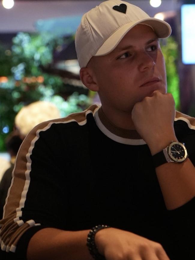 He plays poker. Picture: Instagram/JacksonWarne