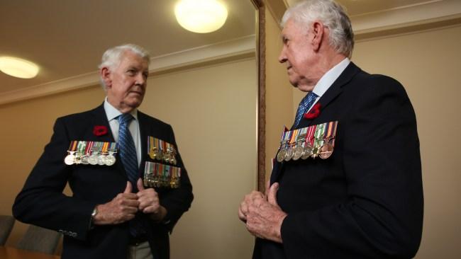 Peter Lofts says he has gained a renewed appreciation for the incredible sacrifices of veterans who served in earlier conflicts Picture Glenn Hampson