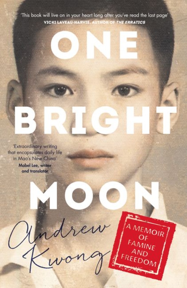 One Bright Moon by Andrew Kwong is on sale now. Picture: Supplied