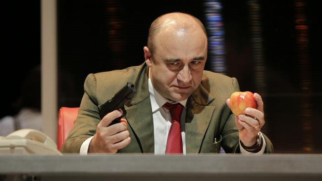 George Kapiniaris in the 2010 production of the play The Give and Take.