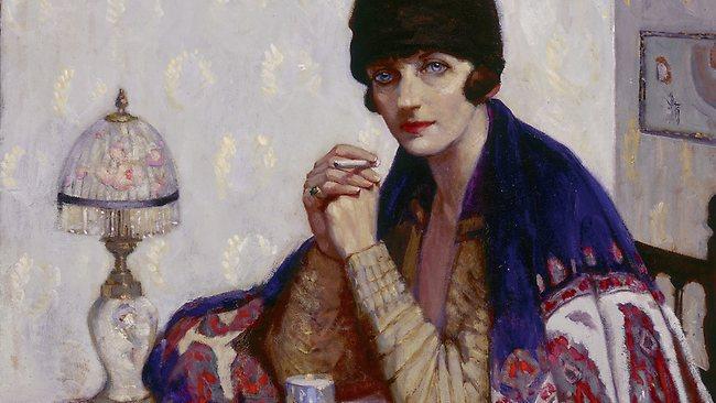 Agnes Goodsir's Girl with Cigarette