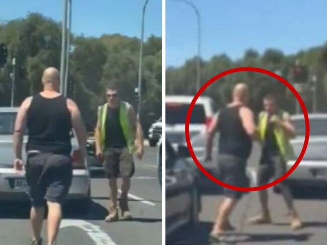 Adelaide road rage incident. Picture: 9News