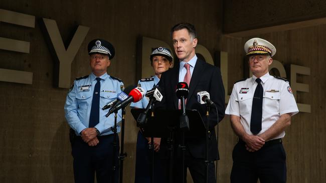 NSW Premier Chris Minns declares the incident a ‘terrorist act’. Picture: NCA NewsWire / Gaye Gerard