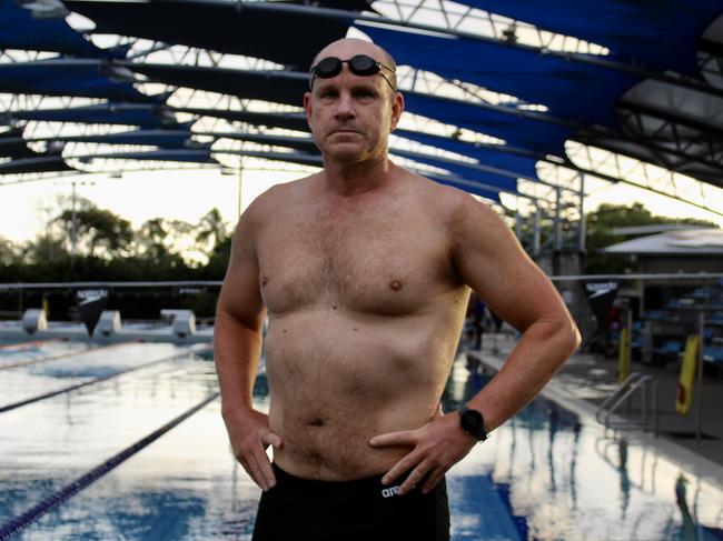 52-year-old Daryl Cygler will swim the English Channel in October. Picture: Jake Garland