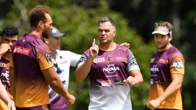 All eyes will be on new Broncos coach Anthony Seibold. Picture: AAP