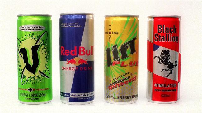 Energy drinks also have lots of sugar.