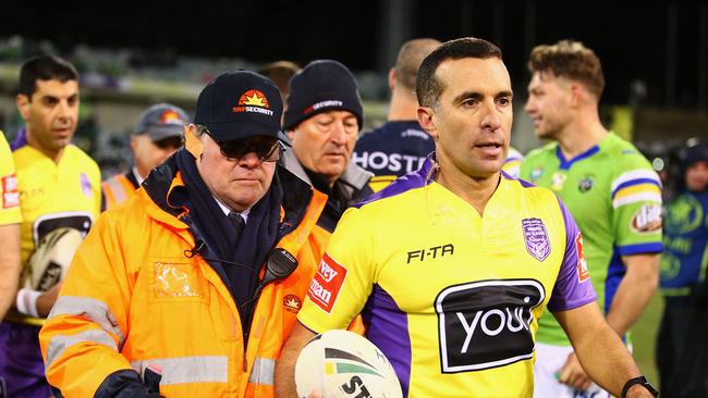 Cecchin was driven away from the NRL due to abuse from fans. Photo by Mark Nolan/Getty Images.