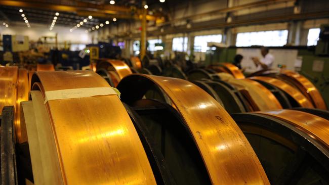 Copper assets are highly sought after due to their importance for electric vehicles. Picture: Bloomberg