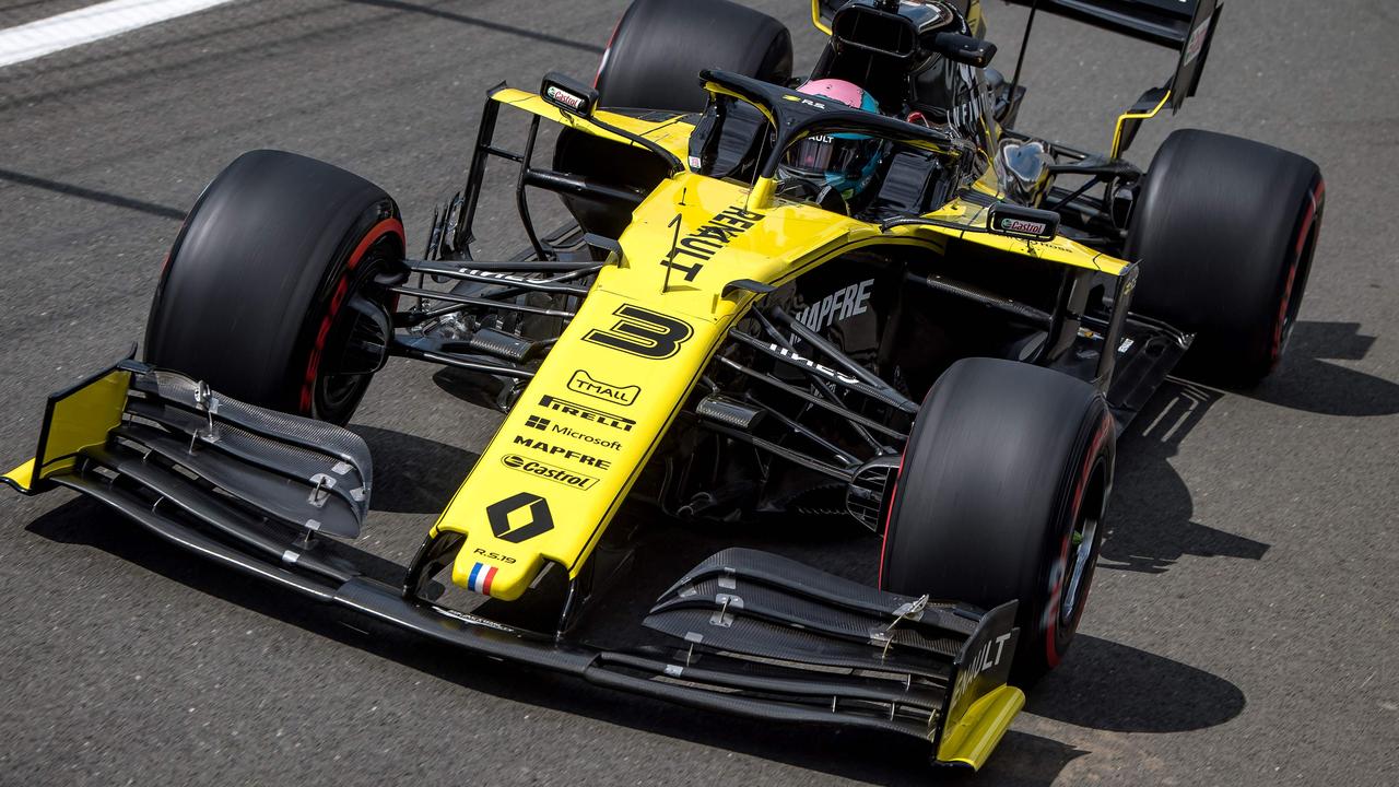 Daniel Ricciardo qualified in seventh at Silverstone.