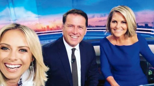 Georgie Gardner on her first day as the new Today co-host.