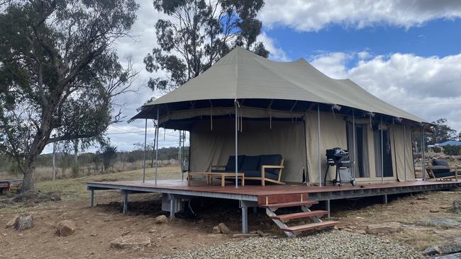 Serenita Stanthorpe glamping offered by the Sorbello family.