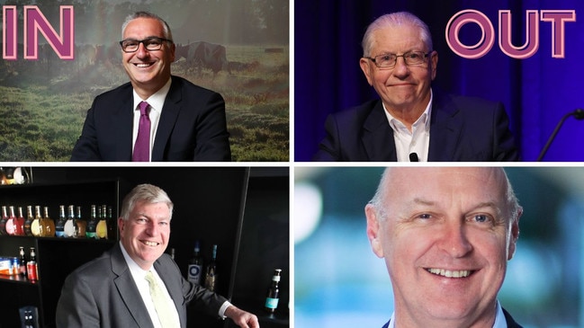 Clockwise from top right: Peter Hearl, Bruce Mathieson Jr, Peter Margin and Ari Mervis.