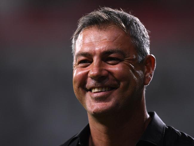 Western United coach Mark Rudan looks on following the Round 11 A-League match between the Western Sydney Wanderers and the Western United FC at Bankwest Stadium in Sydney, Friday, December 20, 2019. (AAP Image/Dan Himbrechts) NO ARCHIVING, EDITORIAL USE ONLY